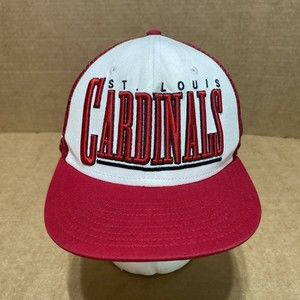 St. Loius Cardinals SnapBack Hat, New Era 5Fifty, Mesh Trucker Red, Adjustable